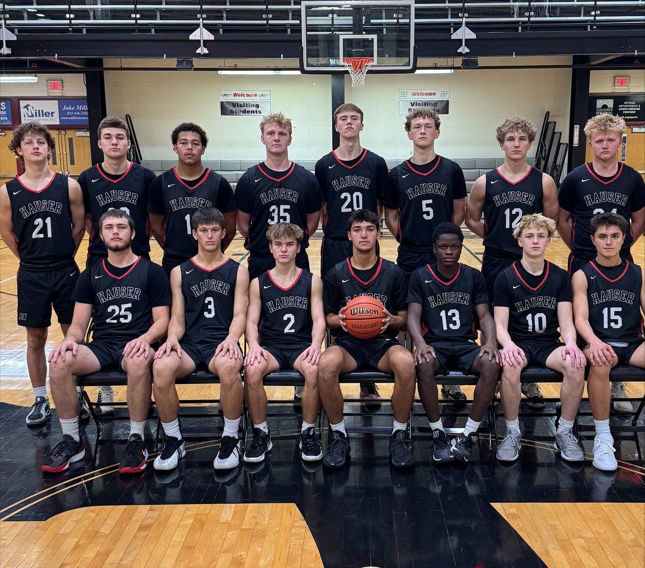 Hauser boys varsity